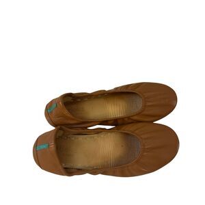 Tieks Gavriell size 7 ballet flats shoes brown foldable comfort shoes